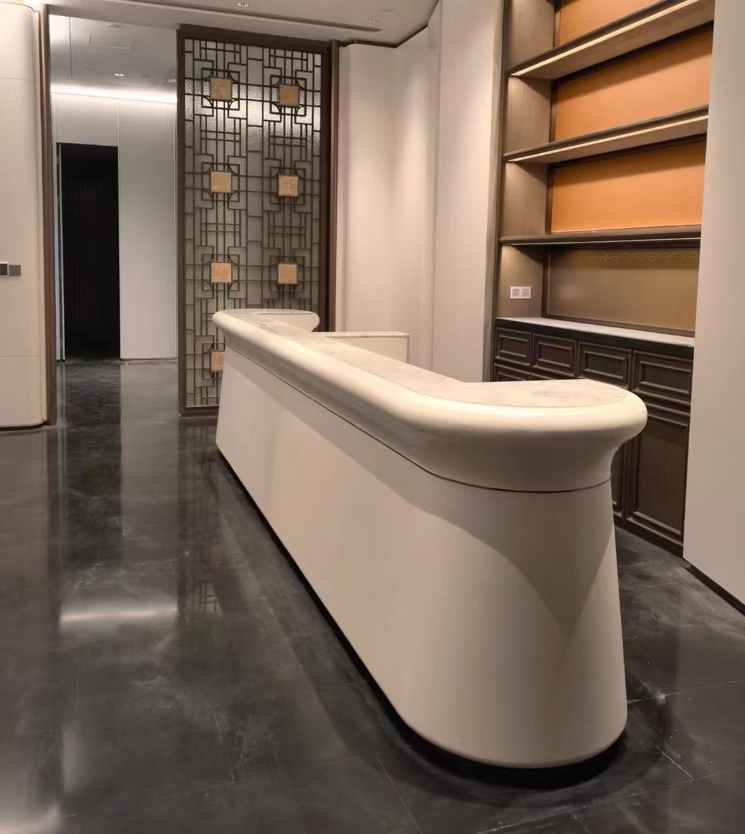 Project real scene display: hotel decoration