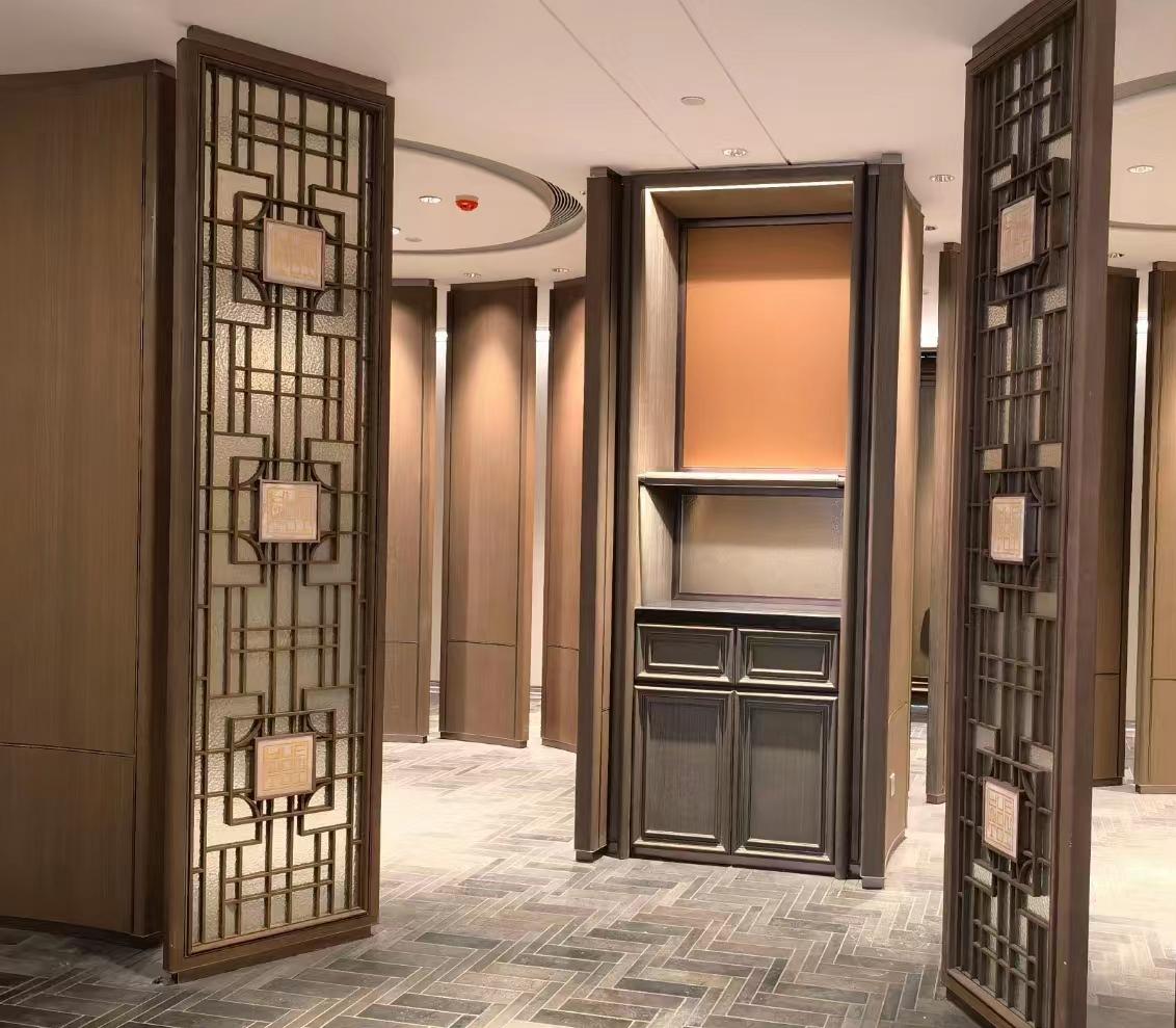 Project real scene display: hotel decoration