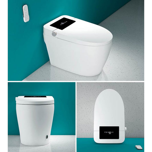 Hotel household intelligent integrated toilet multifunctional electric ceramic automatic flip